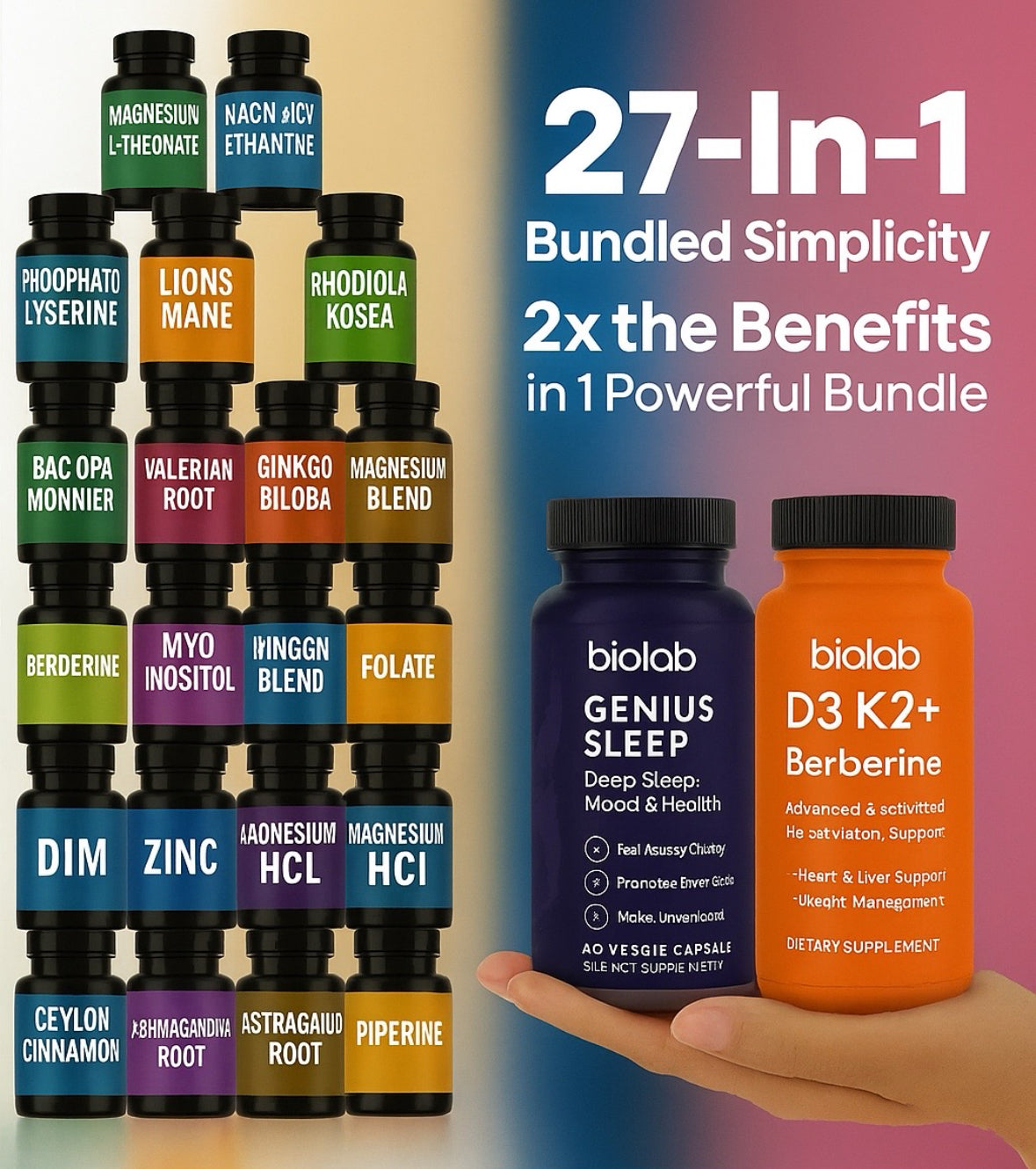 Sleep & Recovery multi-complex plus Cortisol-Balance Blend™.